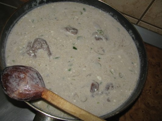 Peste cu ghimbir si sos caramel