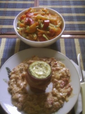 RULOURI DE DOVLECEI CU BACON