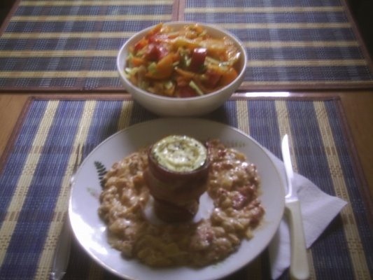 RULOURI DE DOVLECEI CU BACON