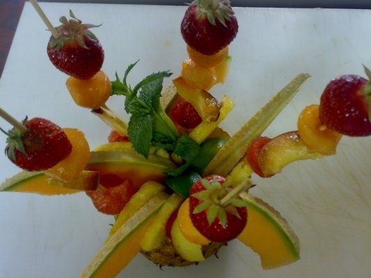 Cosulete cu fructe tropicale