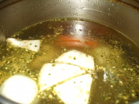 Supa de legume cu lapte si smantana