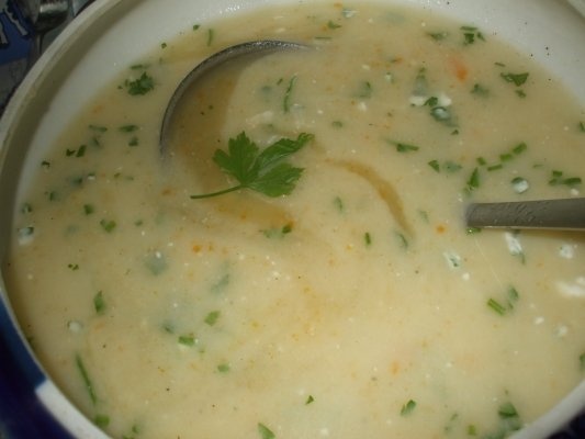 Supa de legume cu lapte si smantana