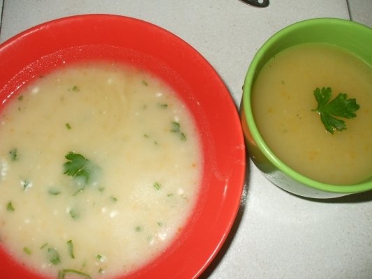 Supa de legume cu lapte si smantana