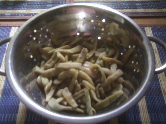 Rosii umplute cu fasole verde