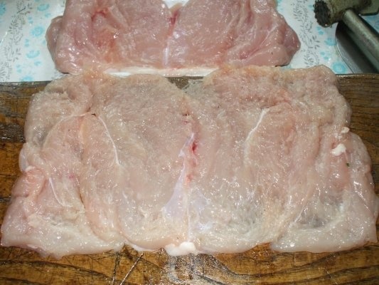 Rulouri de piept de pui cu cartofi