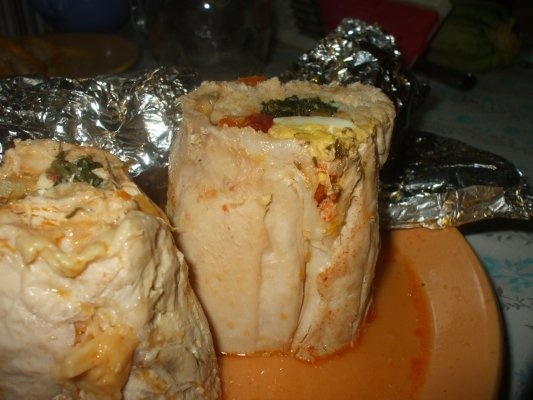 Rulouri de piept de pui cu cartofi