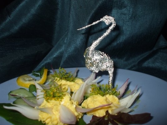 Pasta de oua cu peste si cartofi