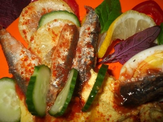 Pasta de oua cu peste si cartofi