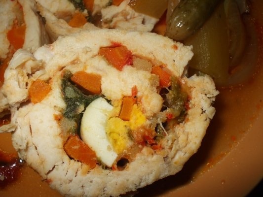 Rulouri de piept de pui cu dovlecel