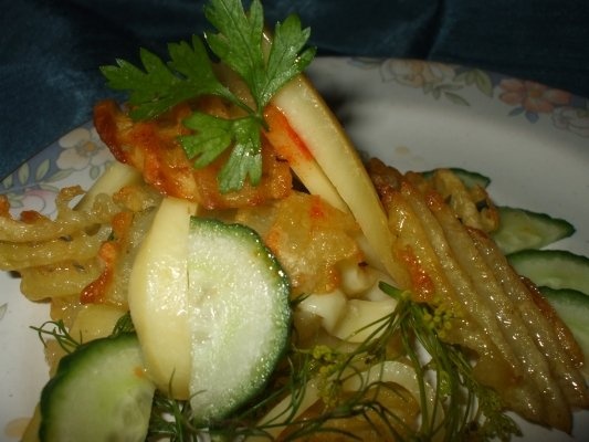 Cartofi prajiti cu cascaval