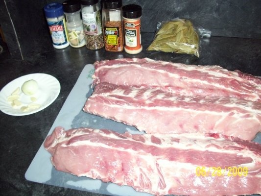 Pork baby-back ribs - Costite de porc