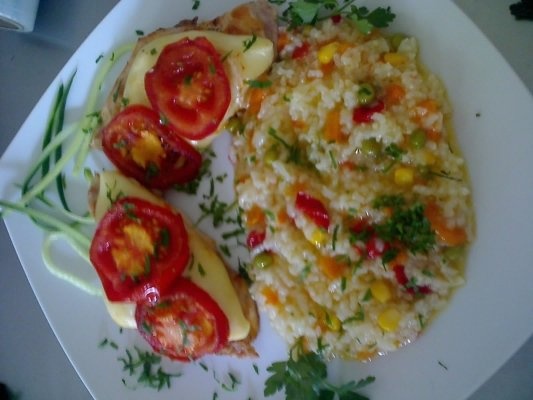 Piept de pui valdostana