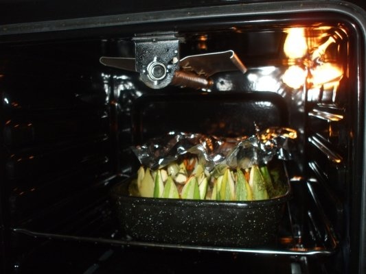 Dovlecei - nuferi - cu curcan