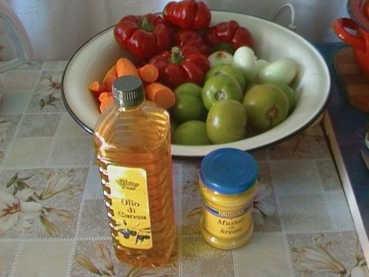 Salata asortate de iarna cu maioneza din mustar