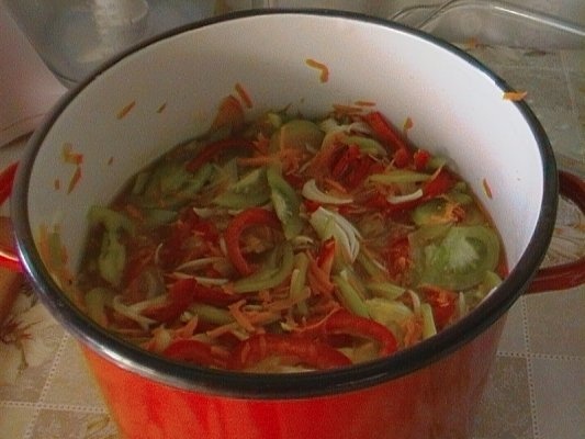 Salata asortate de iarna cu maioneza din mustar