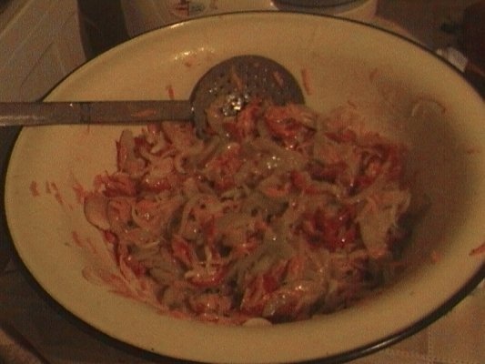 Salata asortate de iarna cu maioneza din mustar