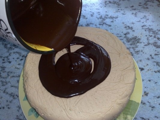 Tort cu mousse de ciocolata