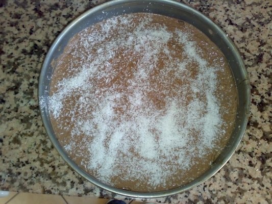 Cheesecake 1 - ciocolata si nuca de cocos