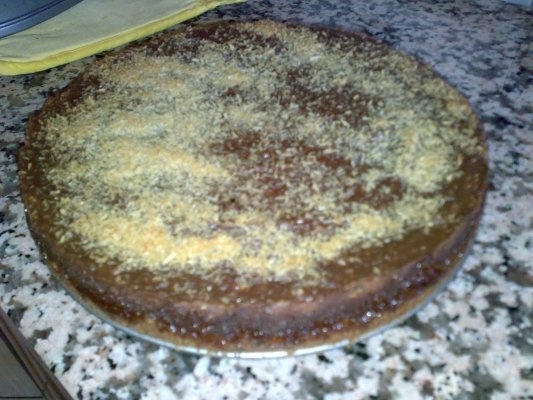 Cheesecake 1 - ciocolata si nuca de cocos