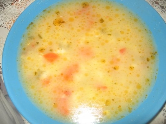Ciorba de oua cu zer