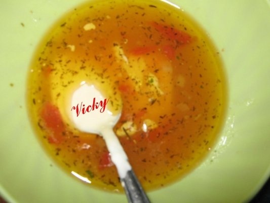 Bors ardelenesc de pui cu smantana