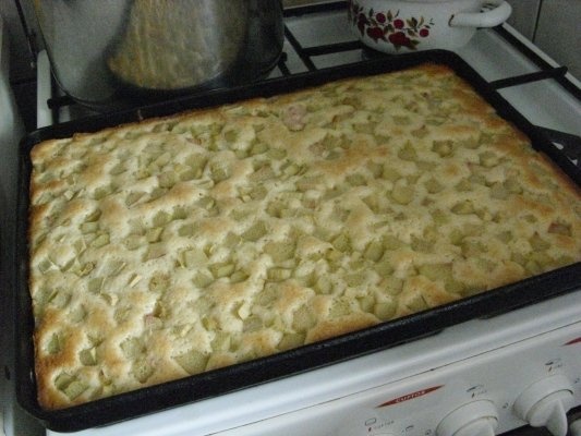 Prajitura cu rabarbura