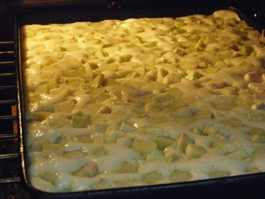 Prajitura cu rabarbura