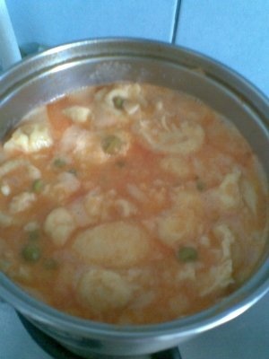 Mancare de mazare cu galuste