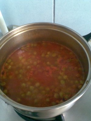 Mancare de mazare cu galuste