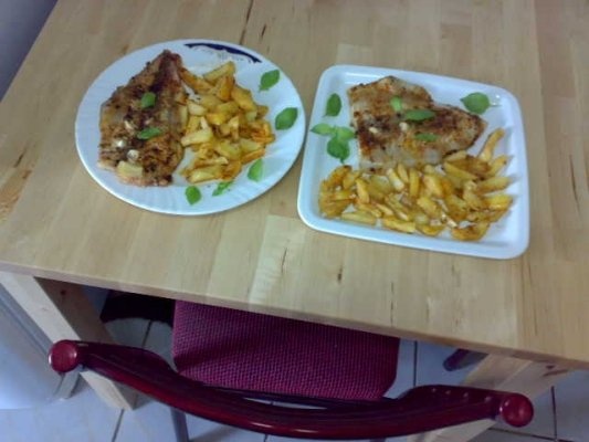 File la cuptor cu cartofi natur.