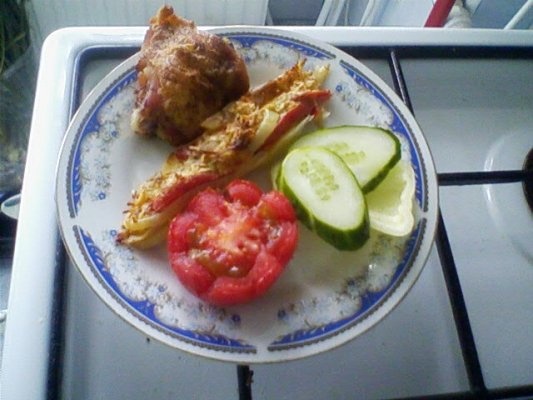 CARTOFI CU LEGUME IN FOLIE