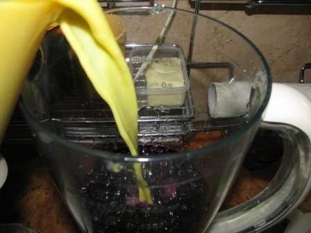 Inghetata de afine si iaurt