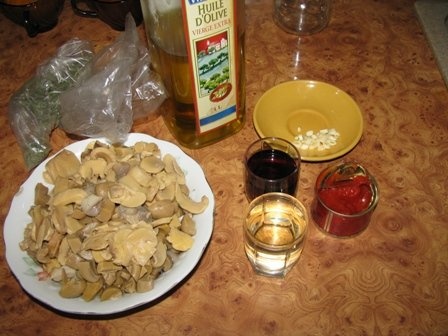 Mamaliguta cu sos de ciuperci