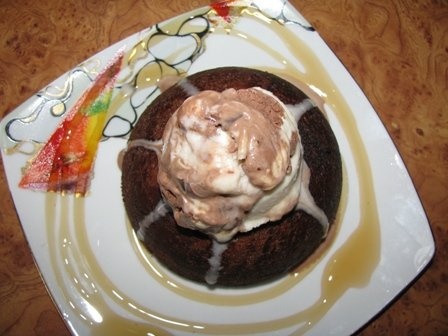 Prajitura fondanta de ciocolata