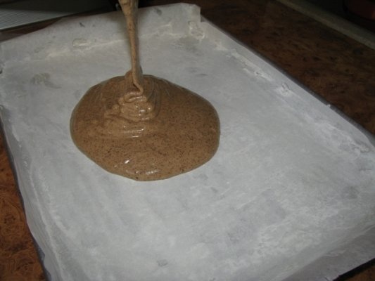 Rulada de ciocolata cu cafea si alune de padure