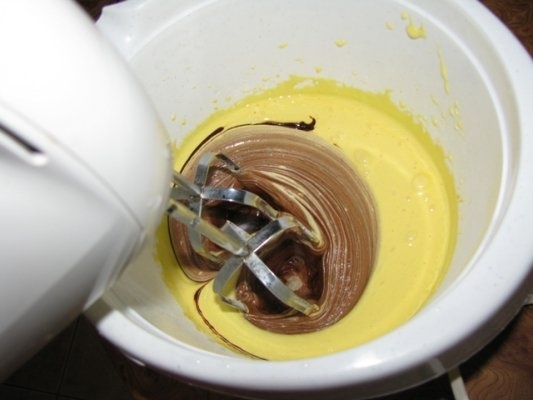 Rulada de ciocolata cu cafea si alune de padure