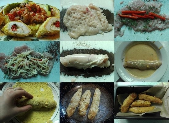 Mini rulade cu crusta crocanta