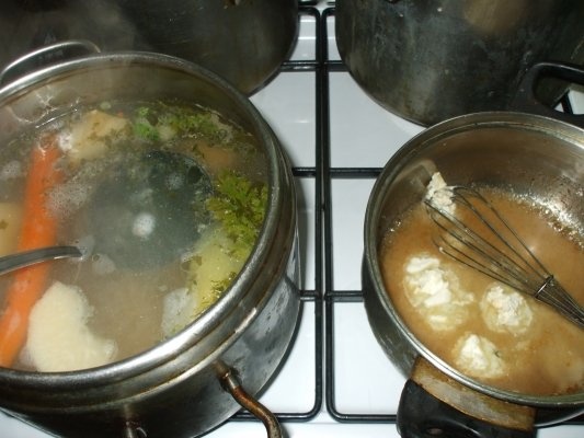 Ciulama cu rasol de pui