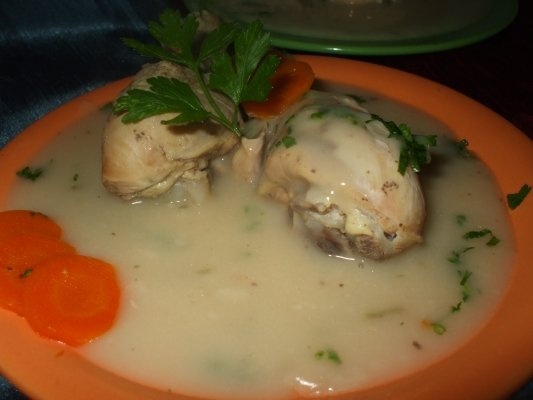 Ciulama cu rasol de pui