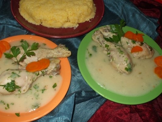 Ciulama cu rasol de pui