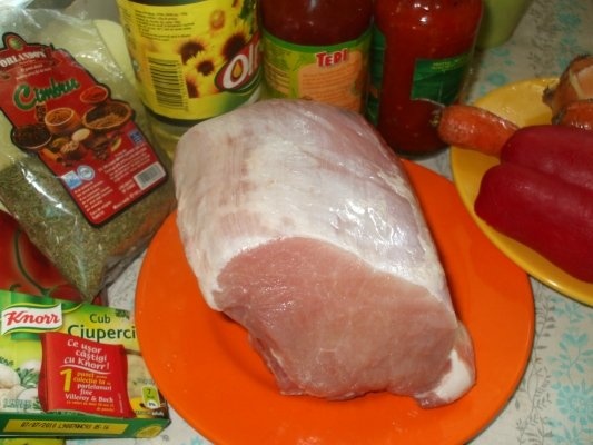 Aperitiv cu friptura rece si pasta de carne