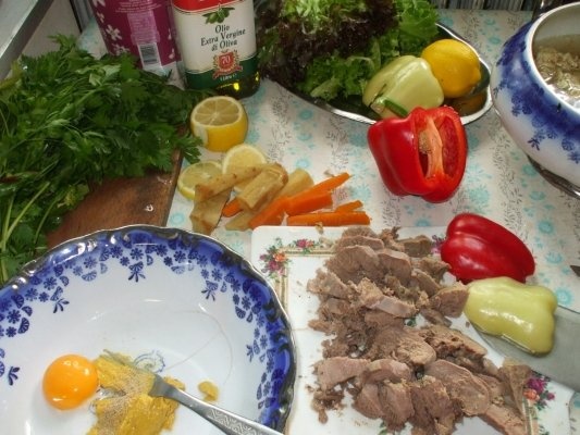 Limba cu sos picant si ciuperci