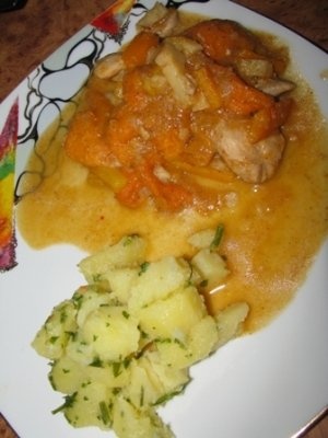 Tocanita de pui cu caise