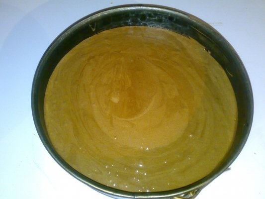 Tort de semifreddo cu ciocolata si capsuni