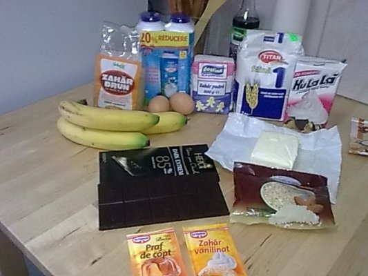 Chocolatte banana cake(prajitura testata).