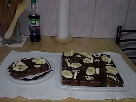 Chocolatte banana cake(prajitura testata).