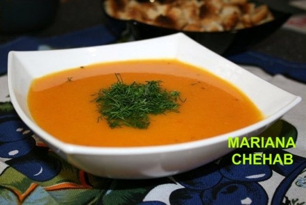 Supa piure din morcov