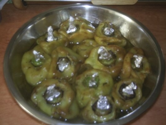 SALATA DE ARDEI GRAS SI ARDEI CAPIA  COPTI