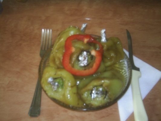 SALATA DE ARDEI GRAS SI ARDEI CAPIA  COPTI