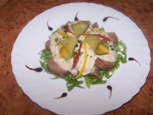 Limba cu sos remulad (Potrivit pentru orice ocazie)